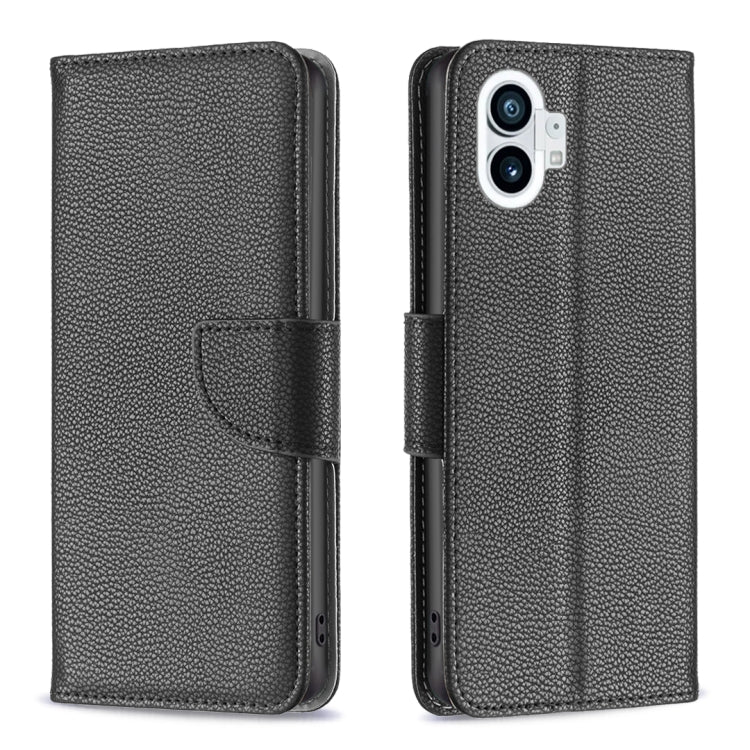 For Nothing Phone 1 Litchi Texture Pure Color Leather Phone Case