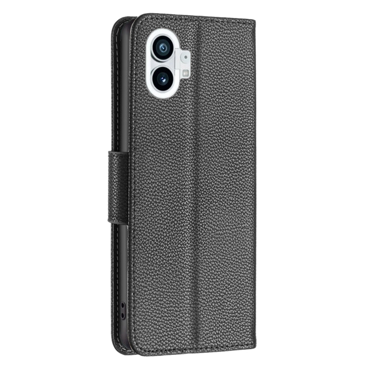 For Nothing Phone 1 Litchi Texture Pure Color Leather Phone Case