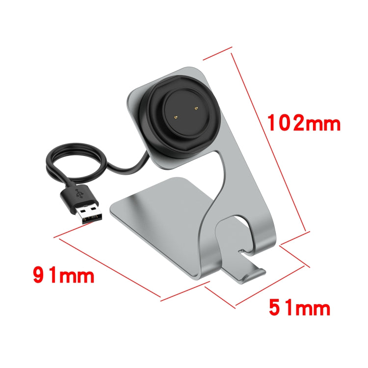 For Amazfit Bip 3 Aluminum Alloy Watch Charger Holder