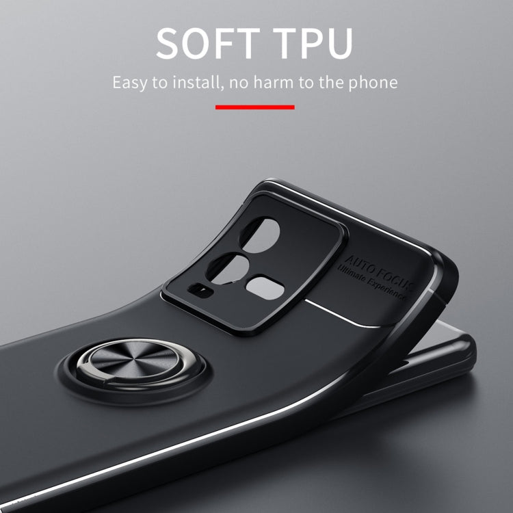 For vivo iQOO 10 Metal Ring Holder TPU Phone Case