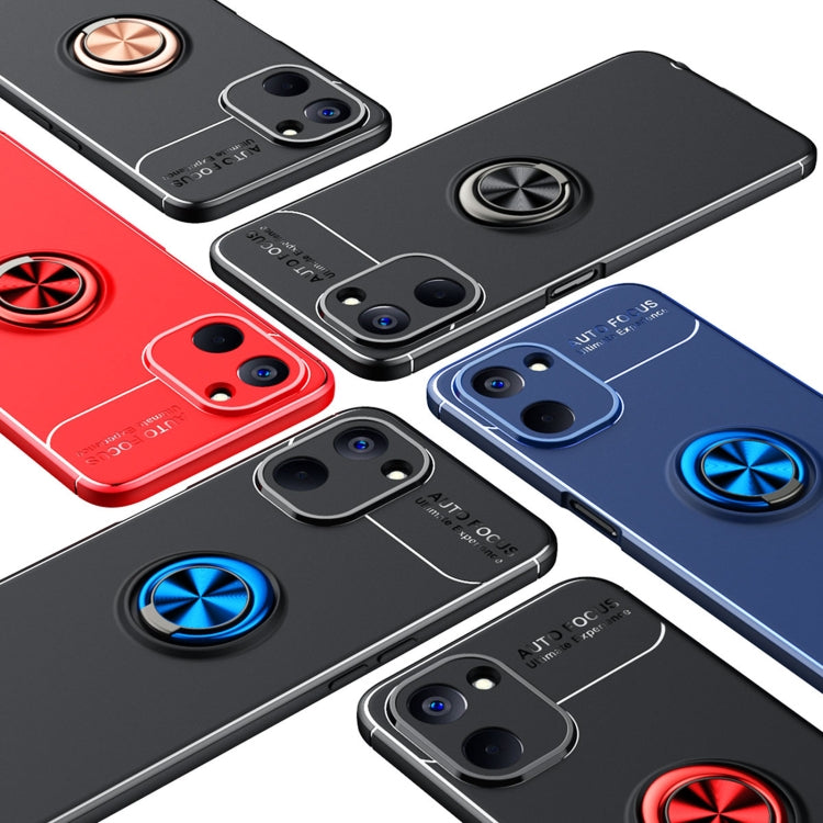 For Realme V20 5G Metal Ring Holder TPU Phone Case