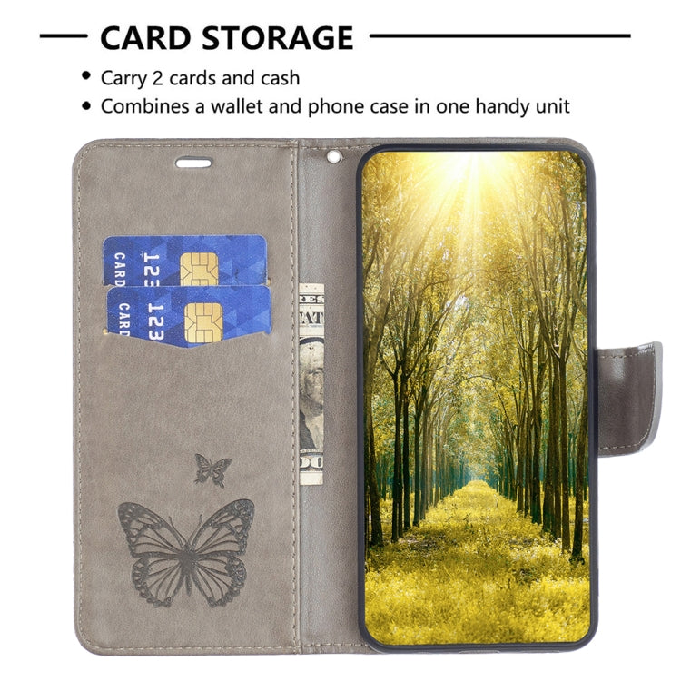 For Nothing Phone 1 Two Butterflies Embossing Leather Phone Case