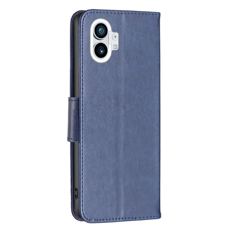 For Nothing Phone 1 Two Butterflies Embossing Leather Phone Case