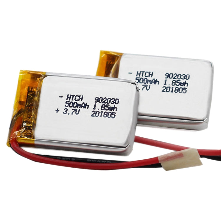 2pcs 902030 500mAh Li-Polymer Battery Replacement