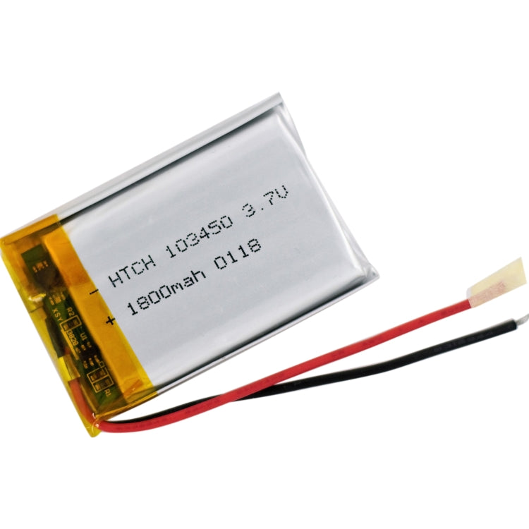 2pcs 103450 1800mAh Li-Polymer Battery Replacement