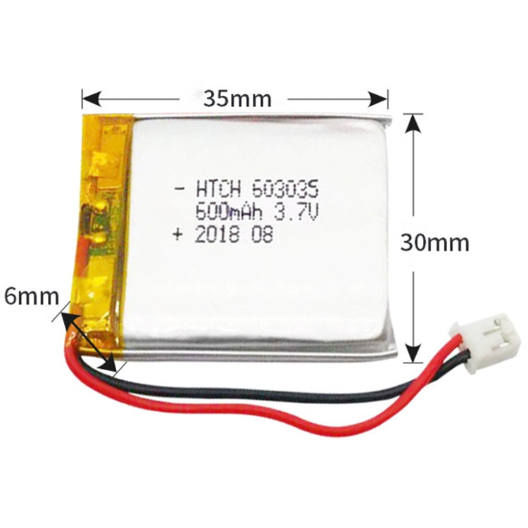 2pcs 603035 600mAh Li-Polymer Battery Replacement