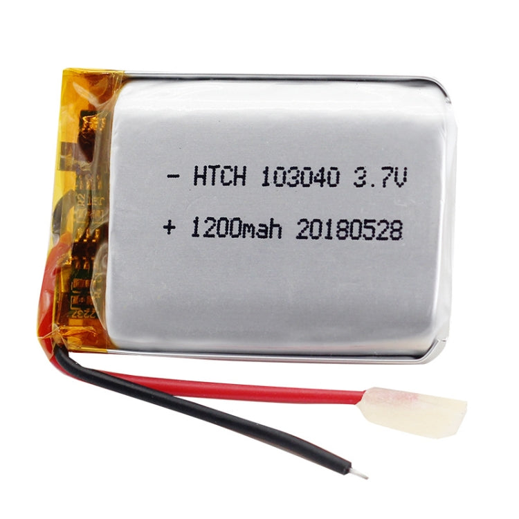 2pcs 103040 1200mAh Li-Polymer Battery Replacement