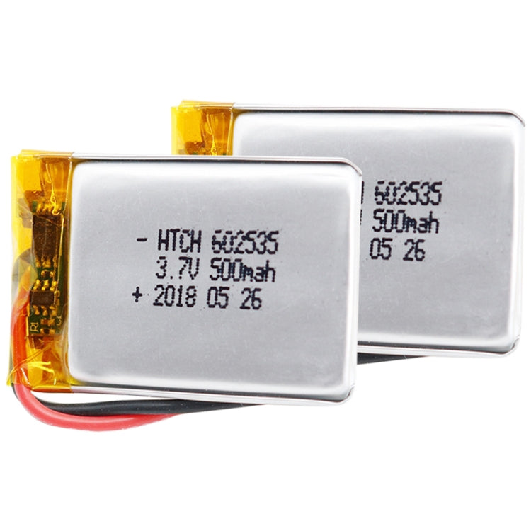 2pcs 602535 Li-Polymer Battery Replacement