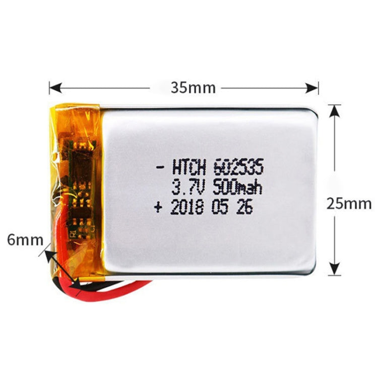 2pcs 602535 Li-Polymer Battery Replacement