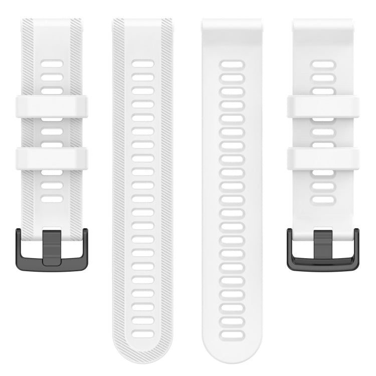 For Garmin Forerunner 955 22mm Silicone Twill Watch Band