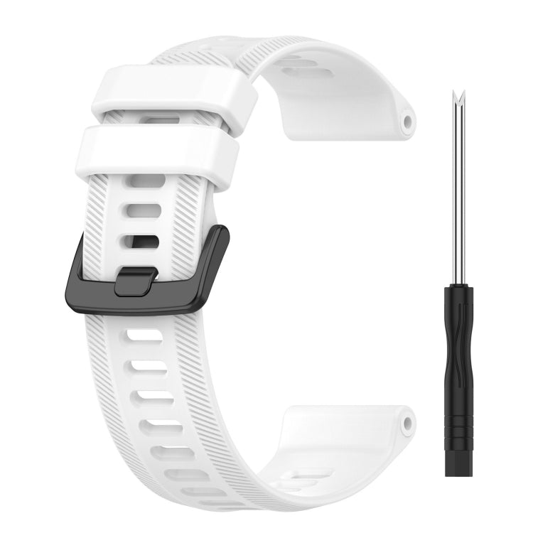 For Garmin Forerunner 955 22mm Silicone Twill Watch Band
