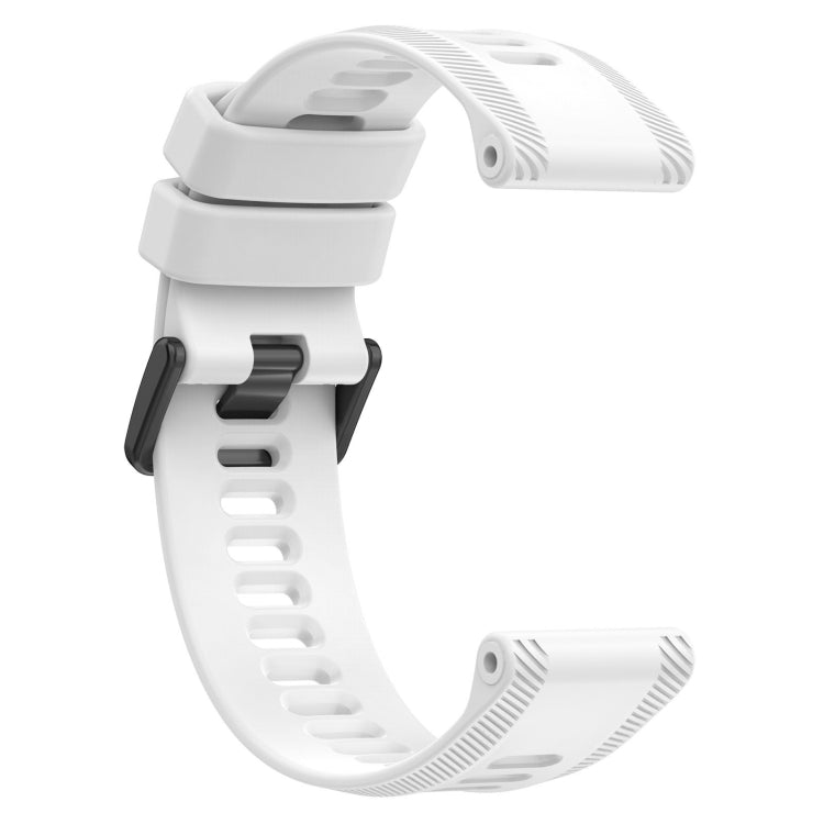 For Garmin Forerunner 955 22mm Silicone Twill Watch Band