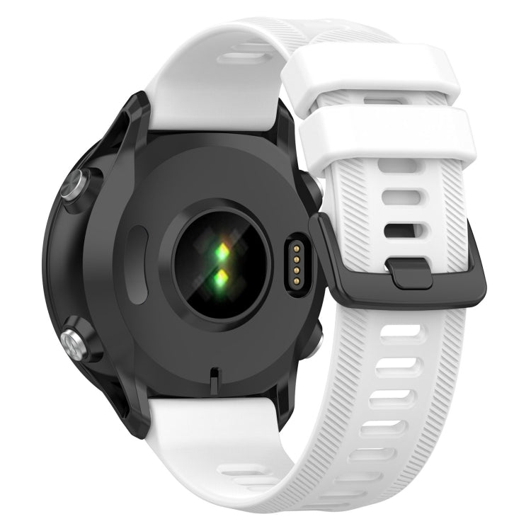 For Garmin Forerunner 955 22mm Silicone Twill Watch Band