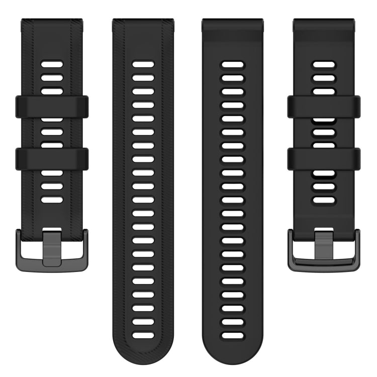 For Garmin Forerunner 955 22mm Silicone Twill Watch Band