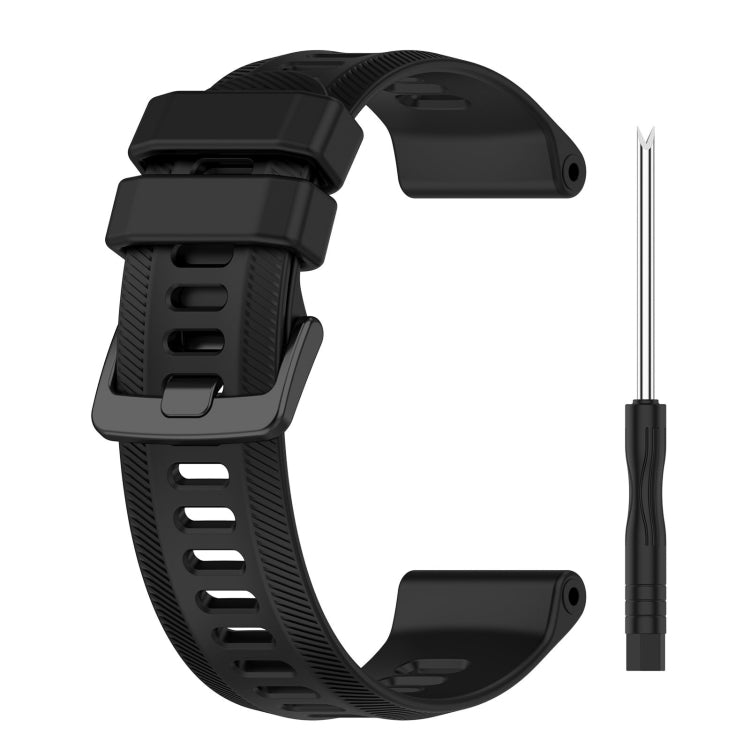 For Garmin Forerunner 955 22mm Silicone Twill Watch Band