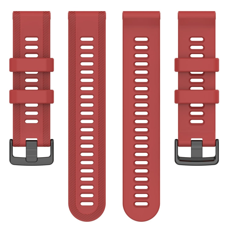 For Garmin Forerunner 955 22mm Silicone Twill Watch Band