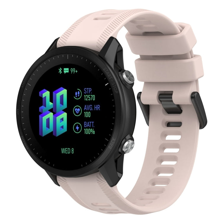 For Garmin Forerunner 955 22mm Silicone Twill Watch Band