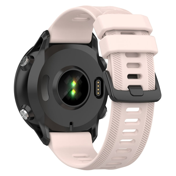 For Garmin Forerunner 955 22mm Silicone Twill Watch Band