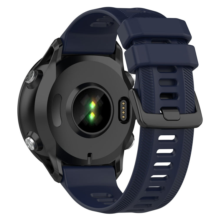For Garmin Forerunner 955 22mm Silicone Twill Watch Band