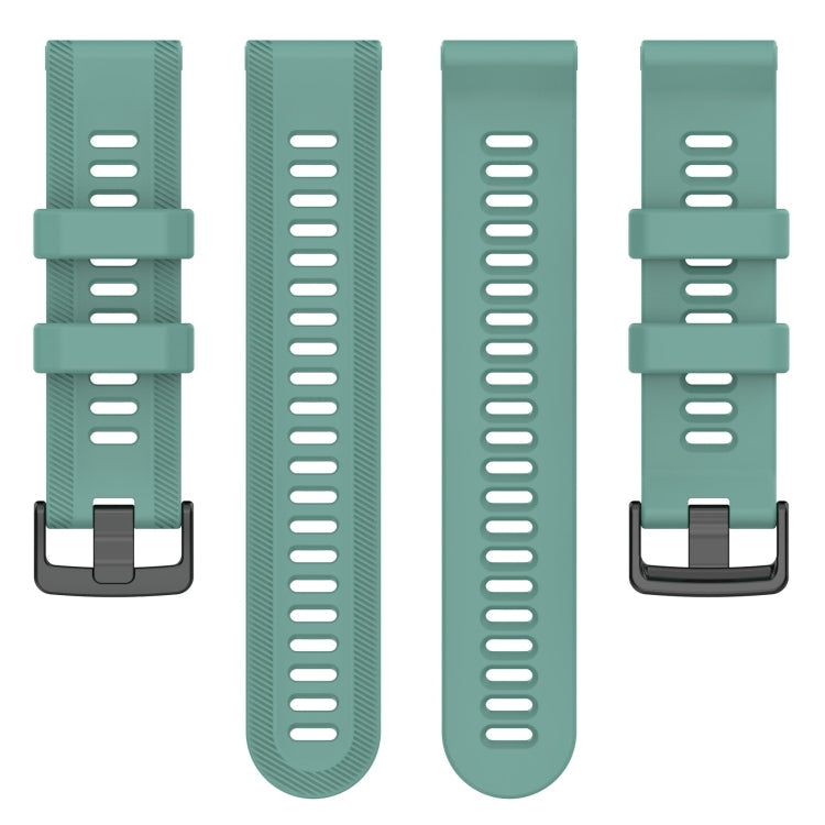 For Garmin Forerunner 955 22mm Silicone Twill Watch Band