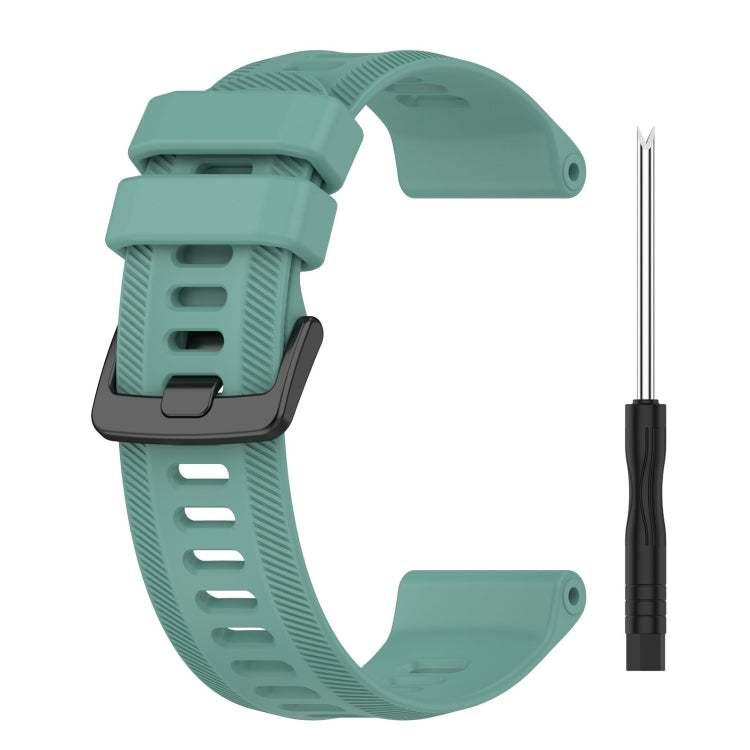 For Garmin Forerunner 955 22mm Silicone Twill Watch Band