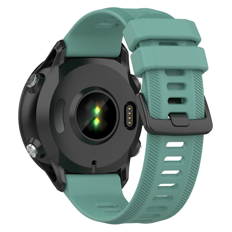 For Garmin Forerunner 955 22mm Silicone Twill Watch Band