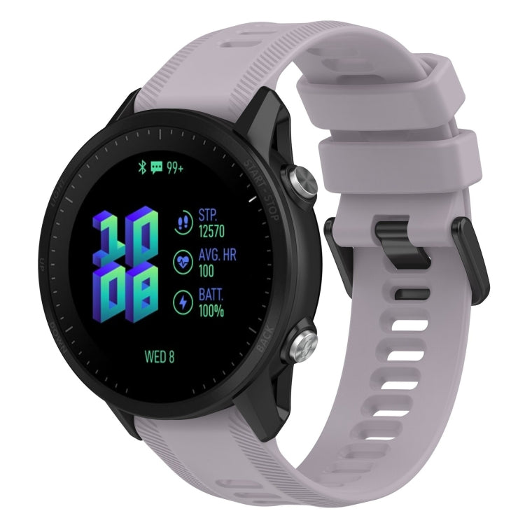 For Garmin Forerunner 955 22mm Silicone Twill Watch Band