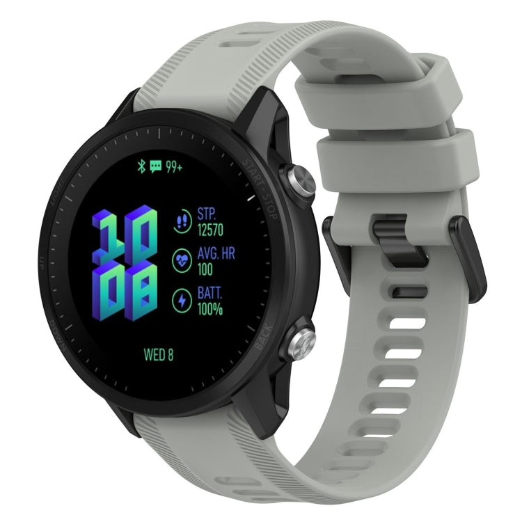 For Garmin Forerunner 955 22mm Silicone Twill Watch Band