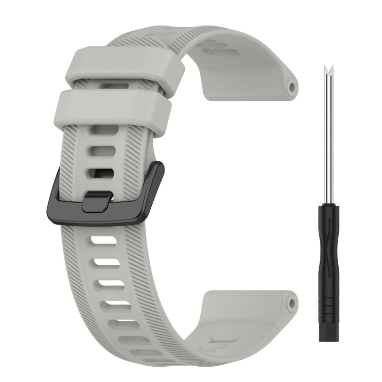 For Garmin Forerunner 955 22mm Silicone Twill Watch Band
