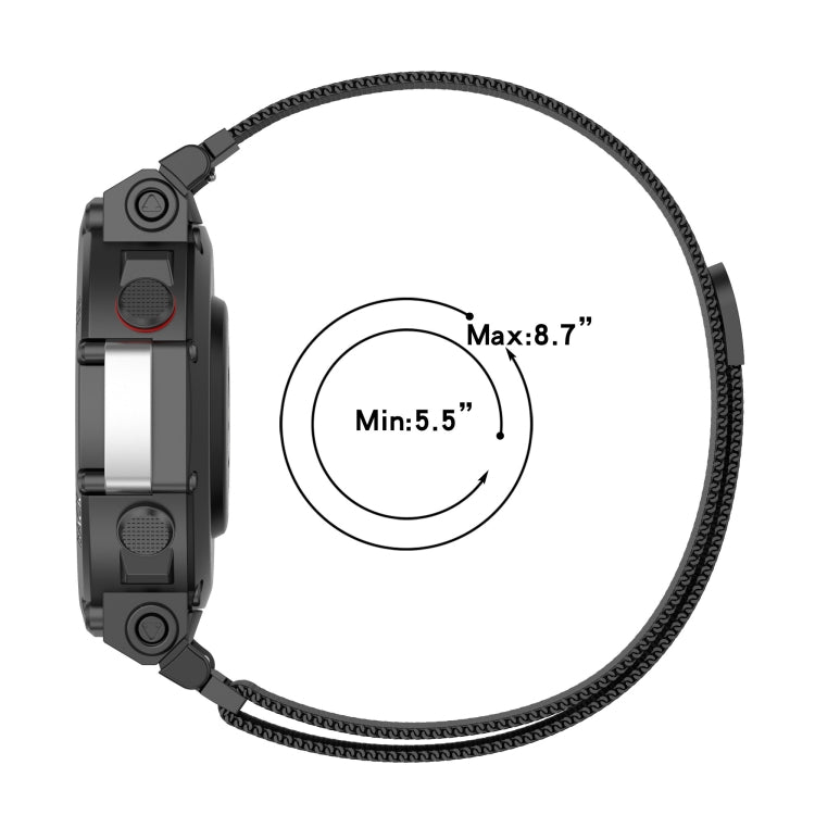 For Huami Amazfit T-Rex 2 Milan Watch Band with Screwdriver