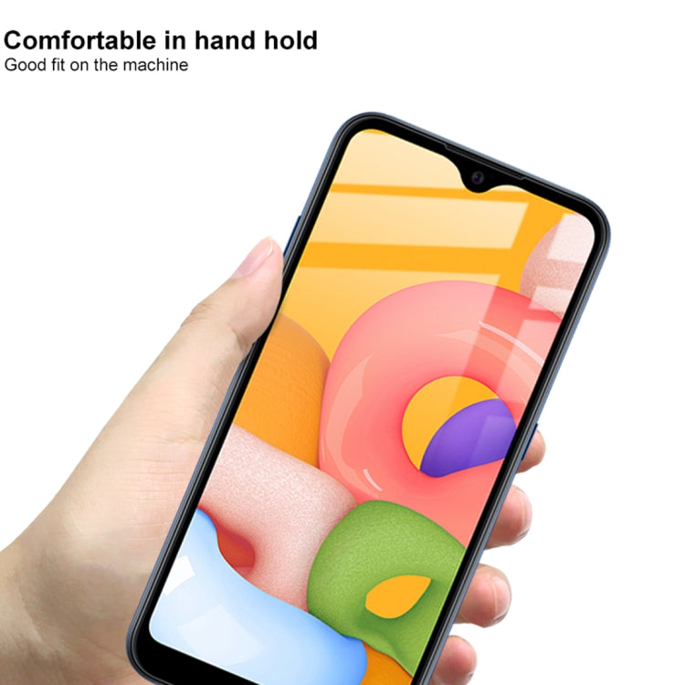 For Galaxy A01 IMAK Pro+ Version 9H Surface Hardness Full Screen Tempered Glass Film