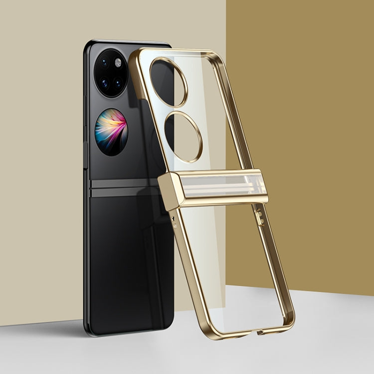For Huawei P50 Pocket Electroplating PC Full Coverage Shockproof Phone Case
