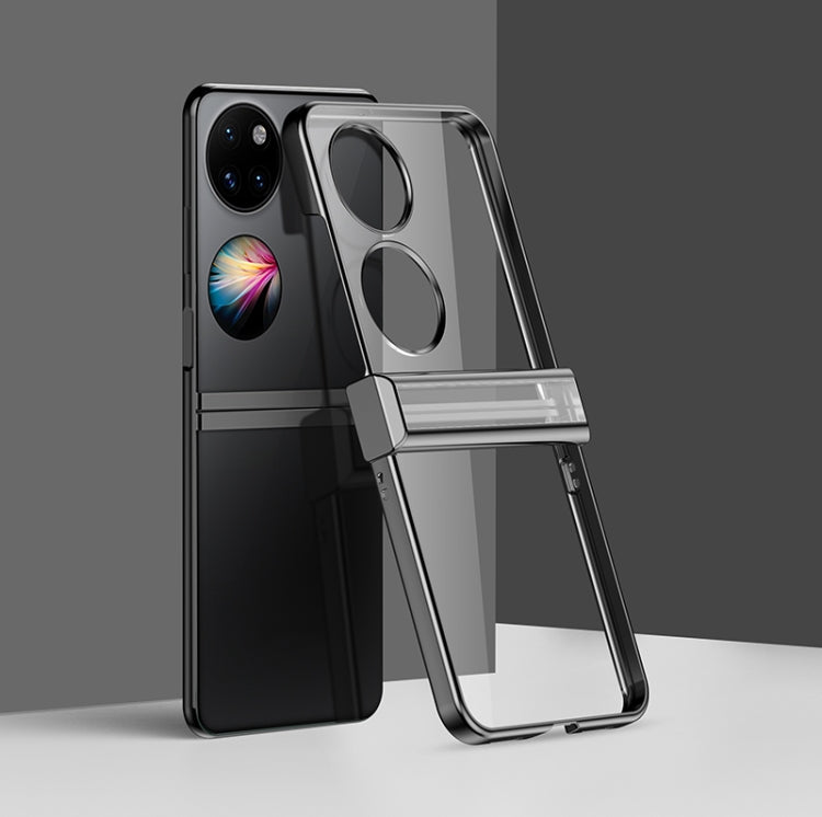 For Huawei P50 Pocket Electroplating PC Full Coverage Shockproof Phone Case