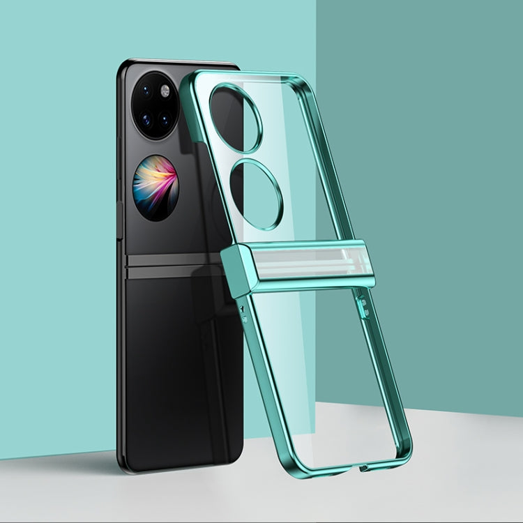 For Huawei P50 Pocket Electroplating PC Full Coverage Shockproof Phone Case