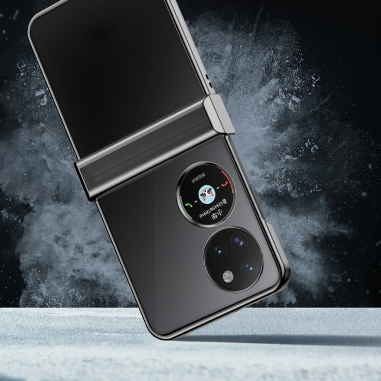 For Huawei P50 Pocket Electroplating PC Full Coverage Shockproof Phone Case
