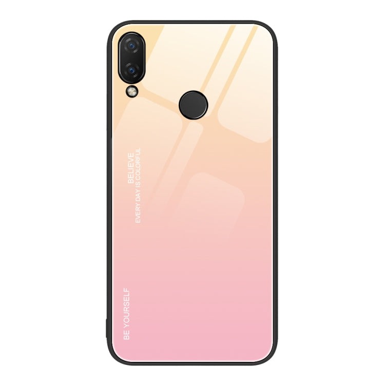 For Huawei nova 3i Gradient Color Glass Case