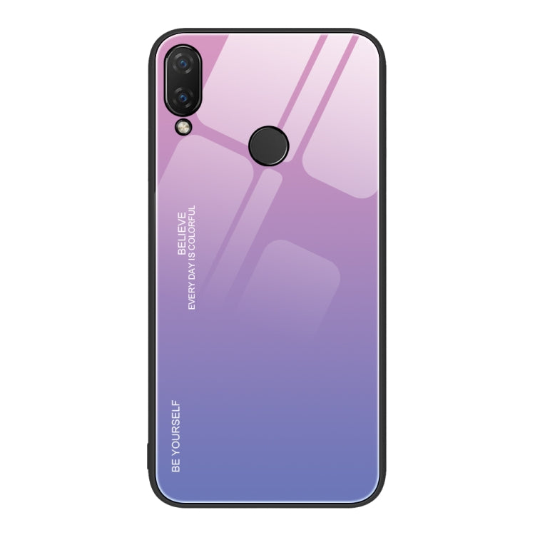 For Huawei nova 3i Gradient Color Glass Case