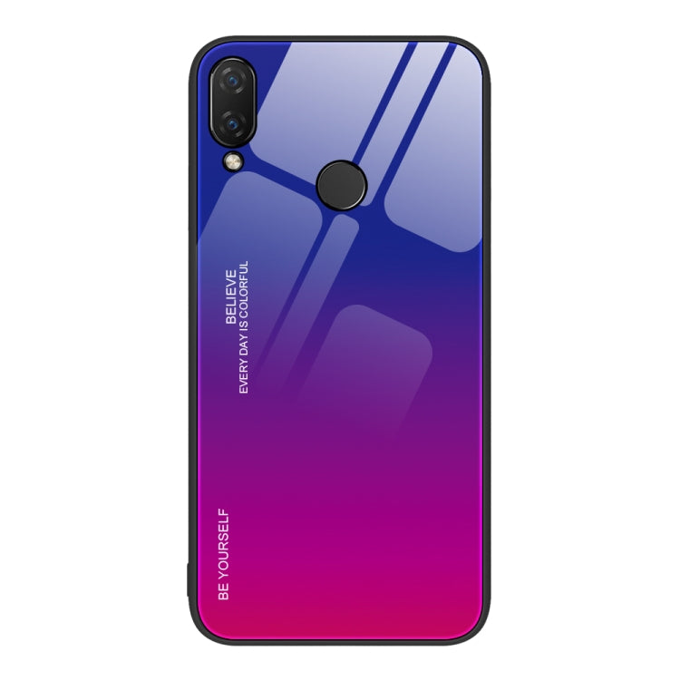 For Huawei nova 3i Gradient Color Glass Case