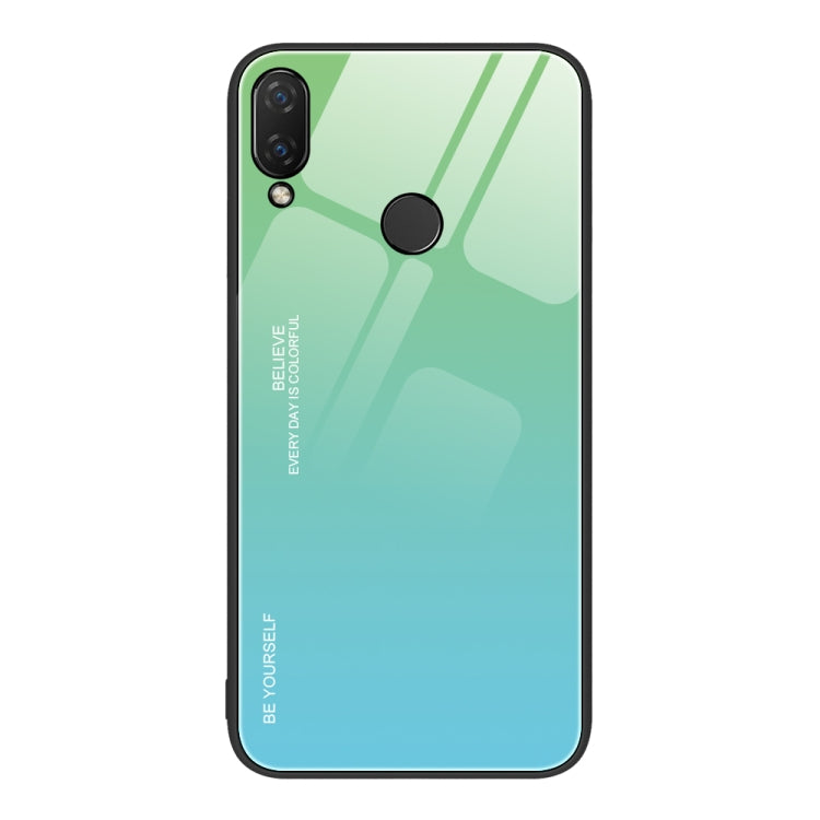 For Huawei nova 3i Gradient Color Glass Case