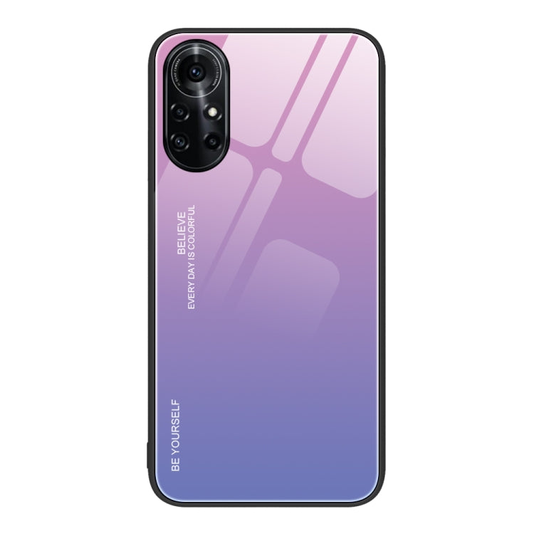 For Huawei nova 8 Pro 5G Gradient Color Glass Case