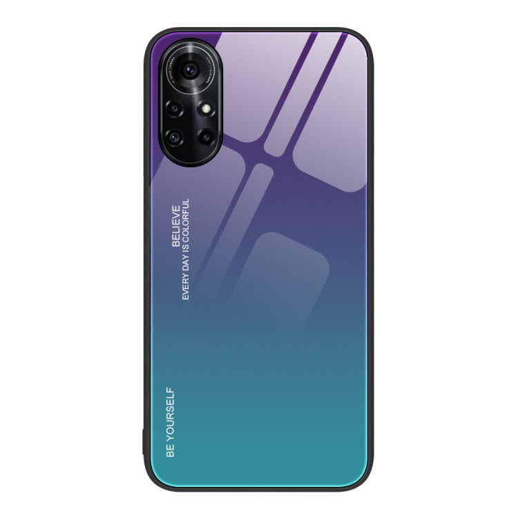 For Huawei nova 8 Pro 5G Gradient Color Glass Case