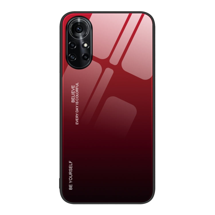For Huawei nova 8 Pro 5G Gradient Color Glass Case