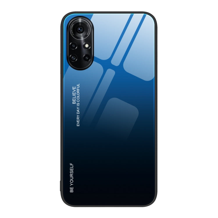 For Huawei nova 8 Pro 5G Gradient Color Glass Case