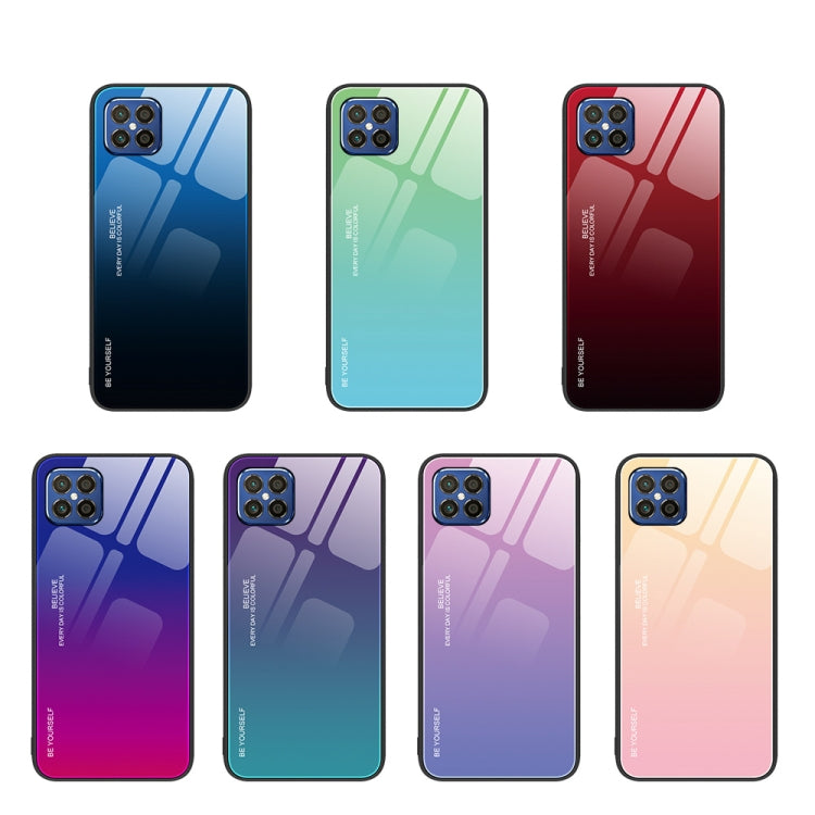 For Huawei nova 8 SE Gradient Color Glass Case