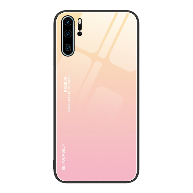 For Huawei P30 Pro Gradient Color Glass Case