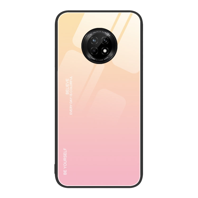 For Huawei Enjoy 20 Plus 5G Gradient Color Glass Case