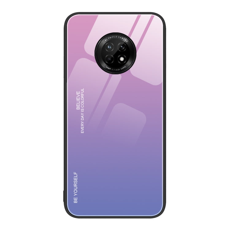 For Huawei Enjoy 20 Plus 5G Gradient Color Glass Case
