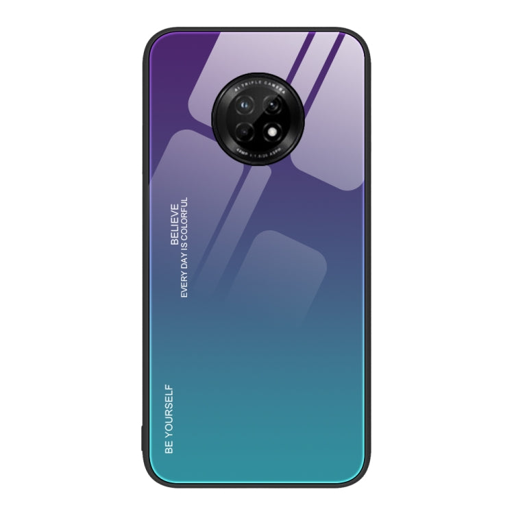For Huawei Enjoy 20 Plus 5G Gradient Color Glass Case
