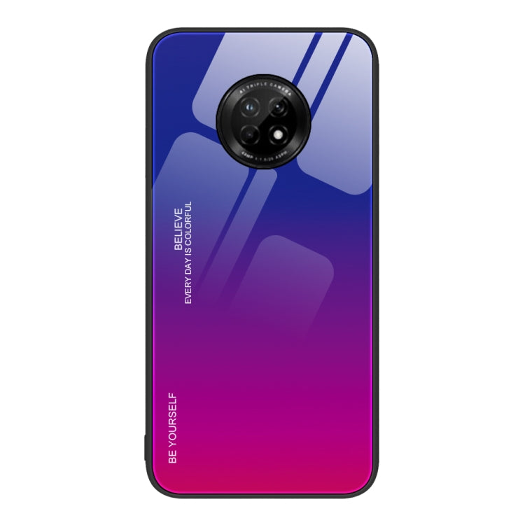 For Huawei Enjoy 20 Plus 5G Gradient Color Glass Case