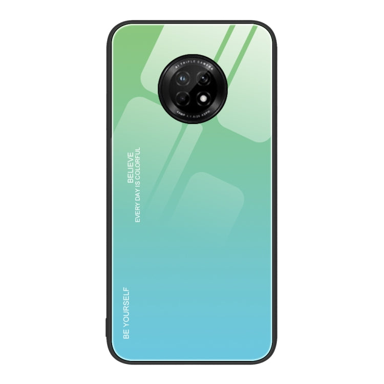 For Huawei Enjoy 20 Plus 5G Gradient Color Glass Case